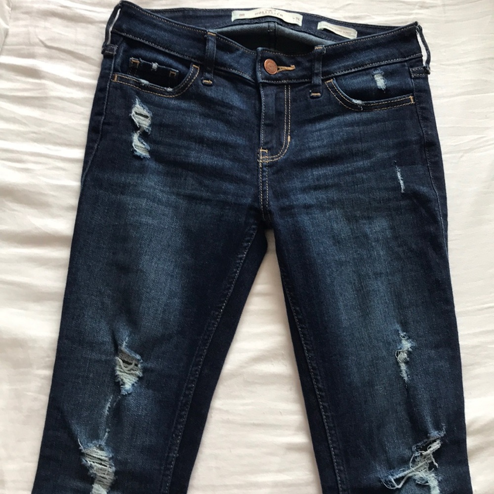 Hollister low rise super skinny jeans